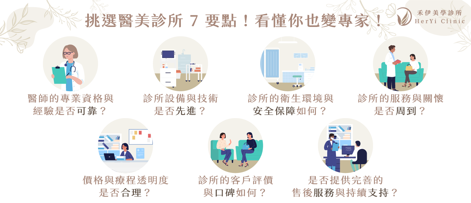 挑選醫美診所 7 要點