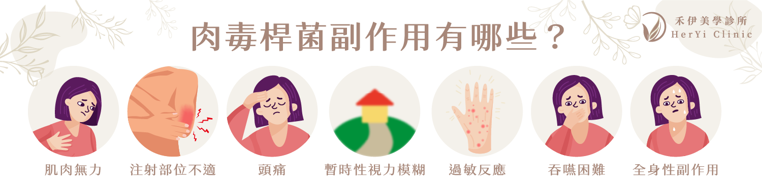 肉毒桿菌副作用有哪些？